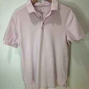 Men’s pale pink polo